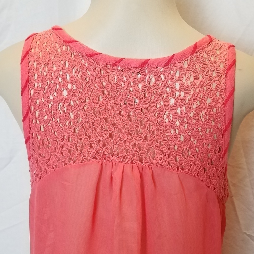 EYELASH Couture Lace Striped Tank - Picture 5 of 7